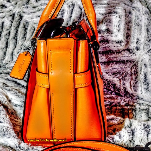 NWOT - RARE COACH MANDARIN SWAGGER 27 IN GLOVETANNED LEATHER (F12111) - Picture 4 of 8